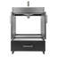 Ensemble de meuble-lavabo sur pied simple 24 po Skylar - Noir mat-926552457