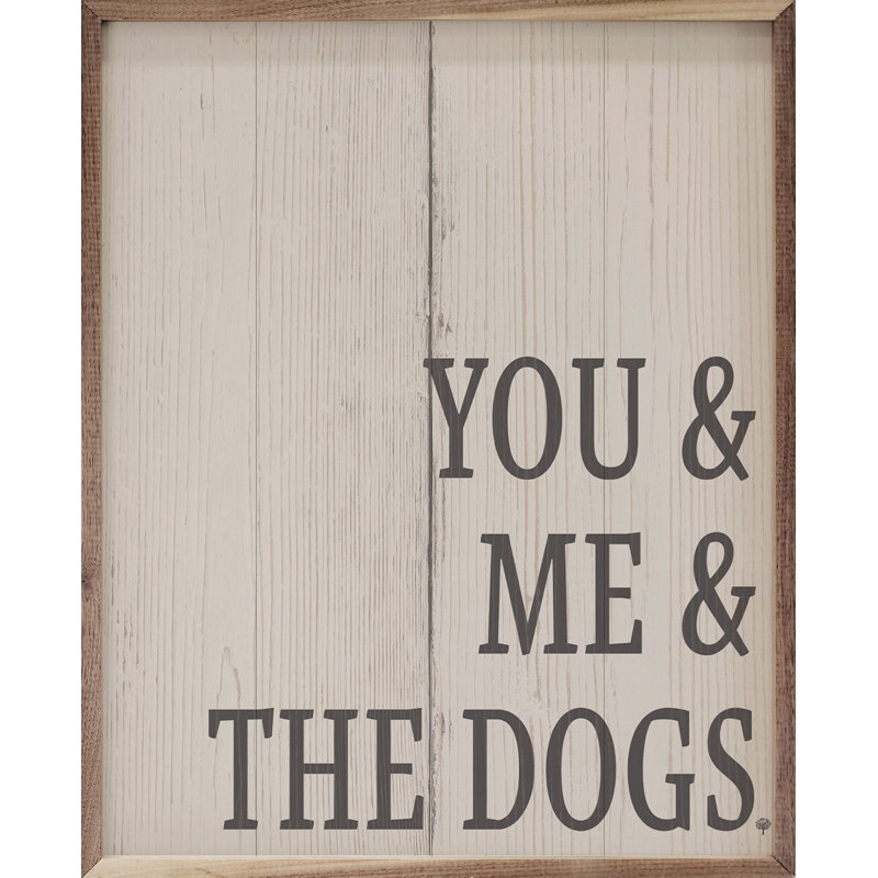 And The Dogs Whitewash, H 40 po x l 32 po