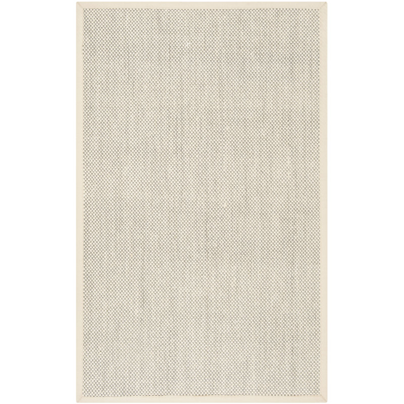 Tapis de couleur unie en fibre de sisal Chaim, Rectangle 2 pi x 3 pi