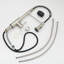 Robinet de cuisine avec douchette extractible en acier inoxydable nickel brossé