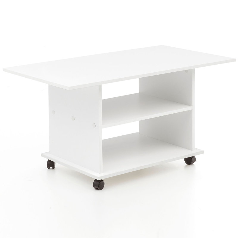 Perkinson Four Leg Coffee Table, White