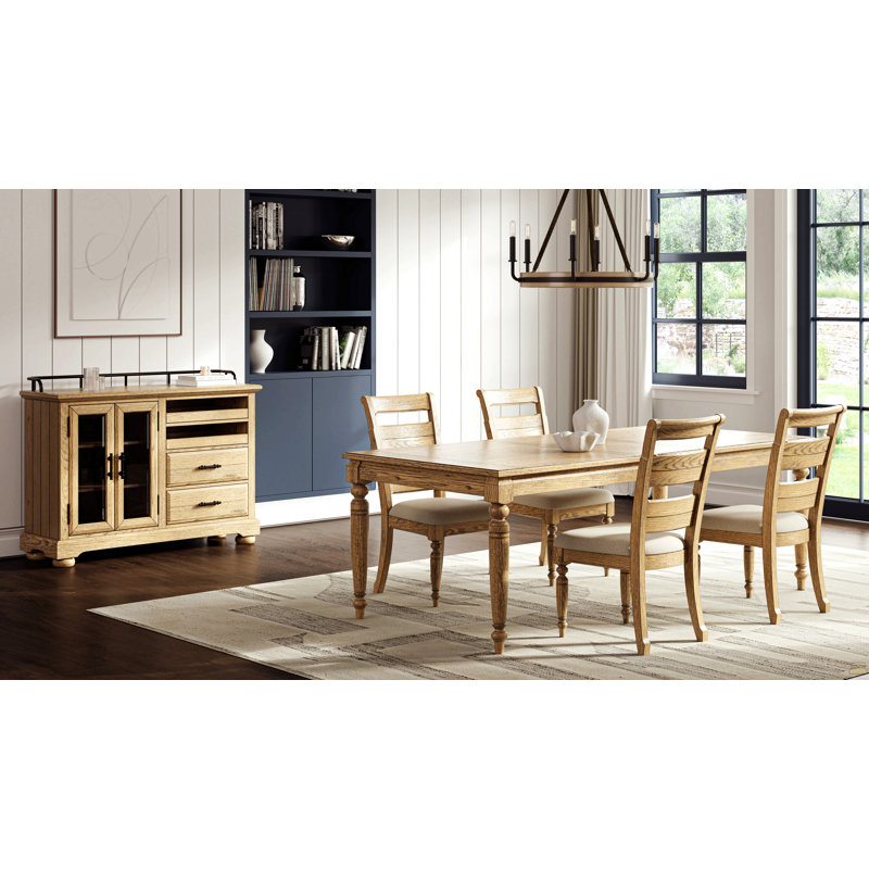Table with Leaf - Carmel