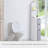 54" Tall Bathroom Storage Cabinet, Freestanding Linen Tower With 2-Tier Shelf And Drawers, Narrow Side Floor Organizer, White-1273919277