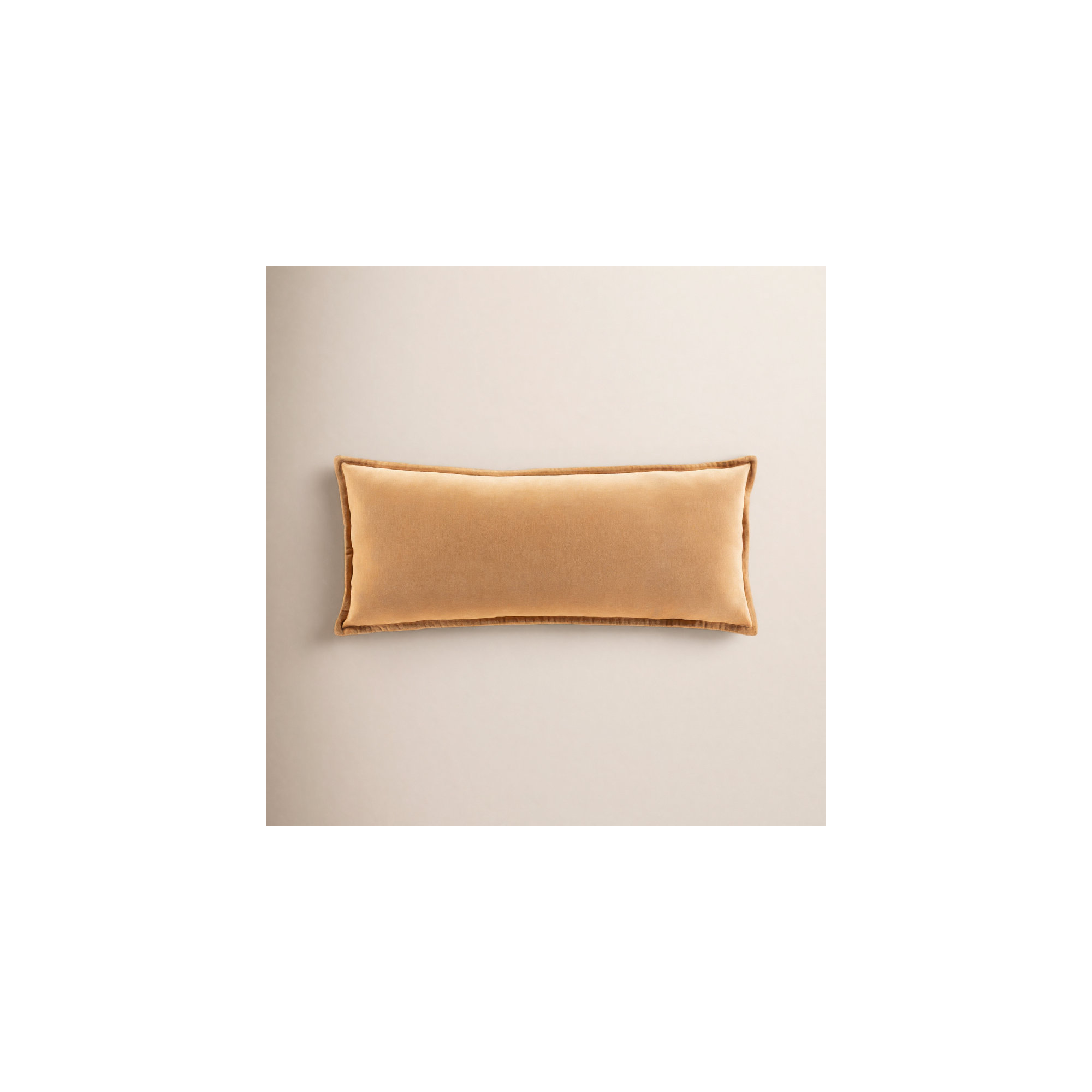 Norwin Cotton Throw Pillow, Rust, Polyester, 13"H x 19"W
