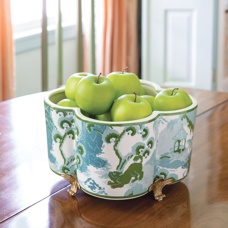 Canton Handmade Ceramic Planter, Green