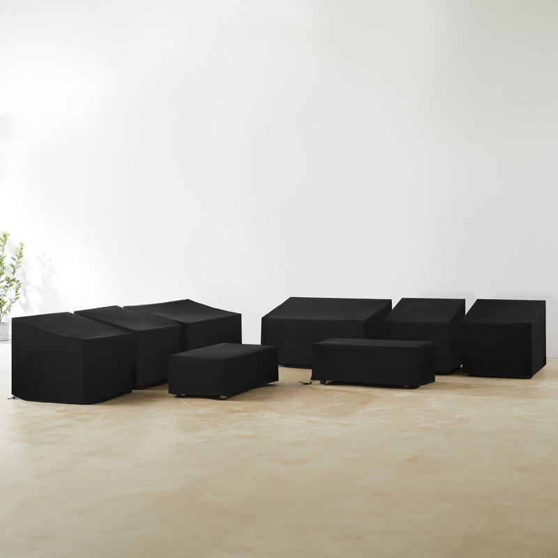 Housse pour ensemble de conversation Furniture Furniture, Noir