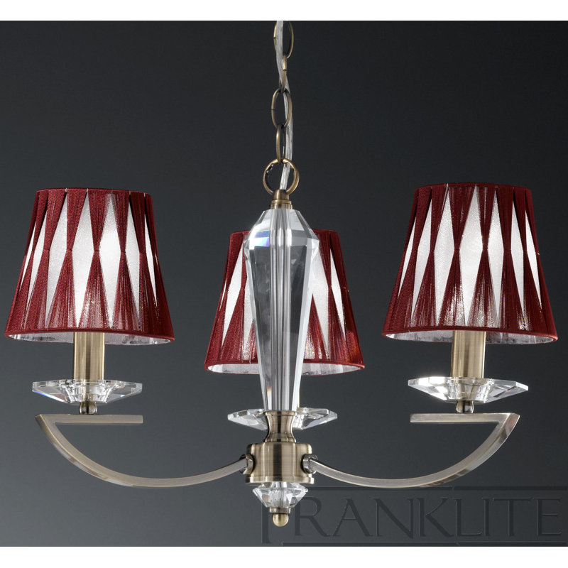 Much Wenlock 3 - Light Shaded Chandelier