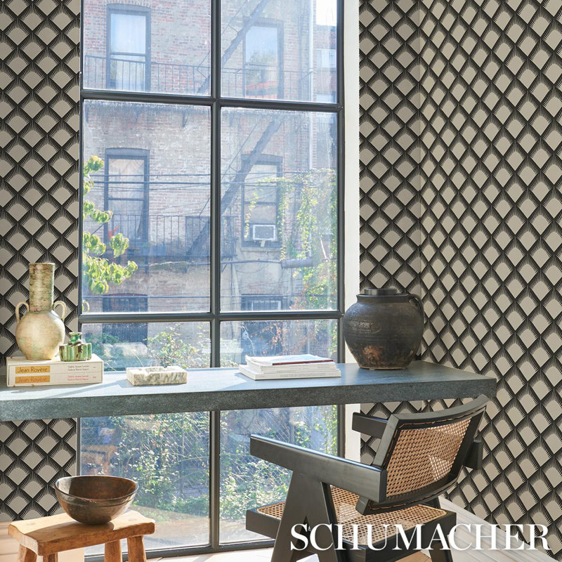 Schumacher x Neisha Crosland Maize Wallpaper, Mustard
