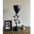Simonetti Tiffany Torch Table Lamp Dragonfly Blue Stained Glass Included LED Bulb USB Ports 6"W*6"D*20"H-567518850