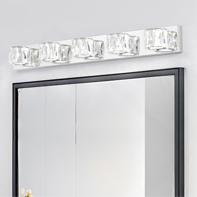 Applique murale 35 lumières DEL 35 po Modern Crystal