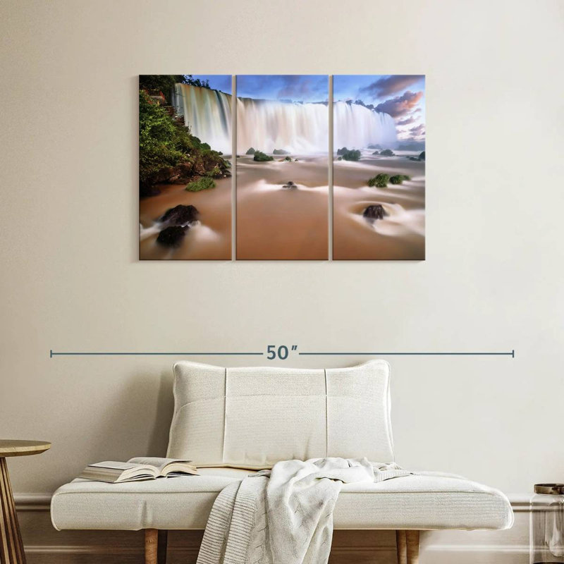 Alvord Iguazu Falls South America, 24" H x 38" W