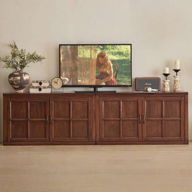 Creative Solid Wood TV Stand