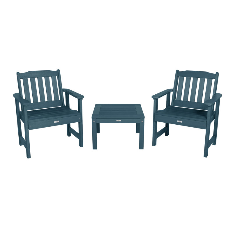Anette 2 - Person Patio Conversation Set, Nantucket Blue