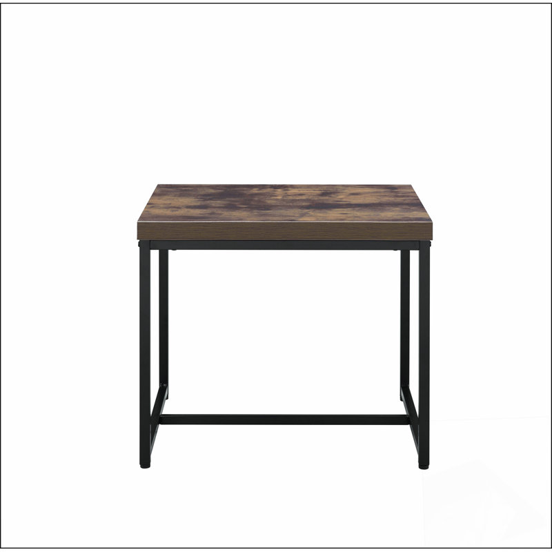 Bob Weathered Oak &  Finish End Table Modern End Table Solutions,Compact End Table Collection
