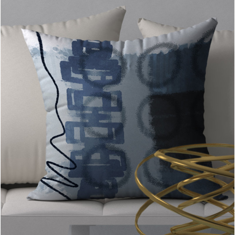 Housse de coussin décorative carrée/insert, H 24 po x l 24 po