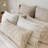 White & Beige Stripe Sham Set-119752428