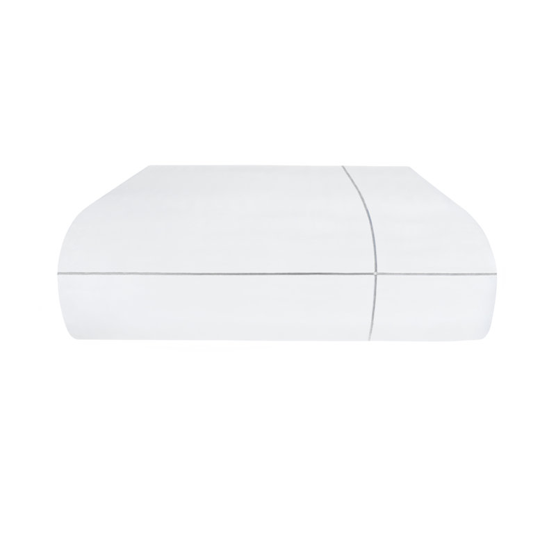 Classic Hotel_Duvet Cover, White/White, Twin