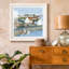 «Old Coast Town I», reproduction encadrée de qualité supérieure - prête à être accrochée-62724754-62724760