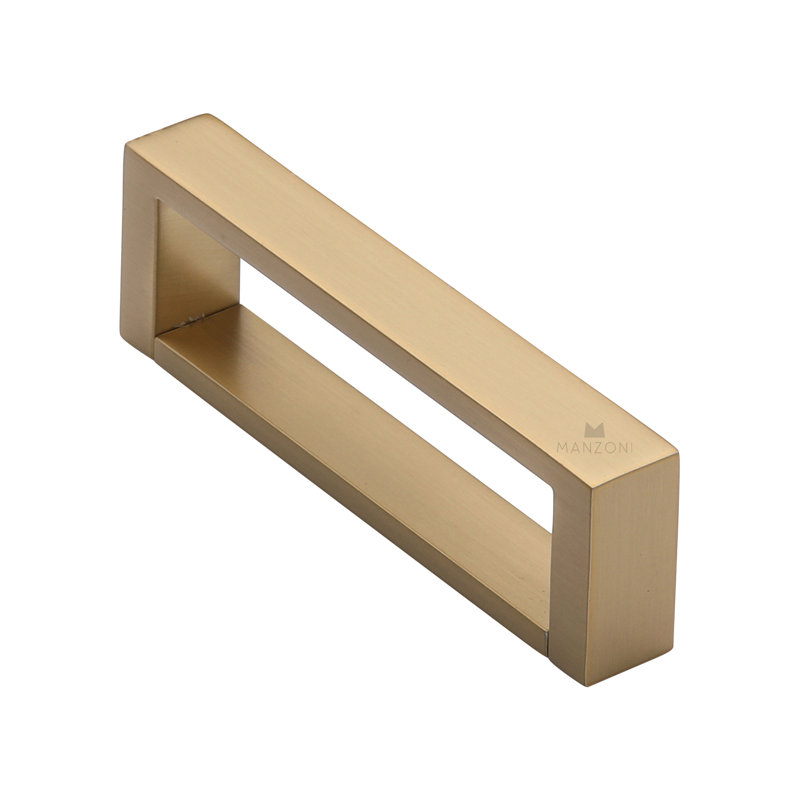 12 5/8" Center to Center Bar Pull, 3 3/4", Satin Brass