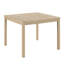 Ensemble de salle à manger compact cinq pièces avec quatre chaises rembourrées pour petites cuisines et appartements