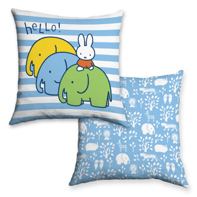 Striped Square Cushion