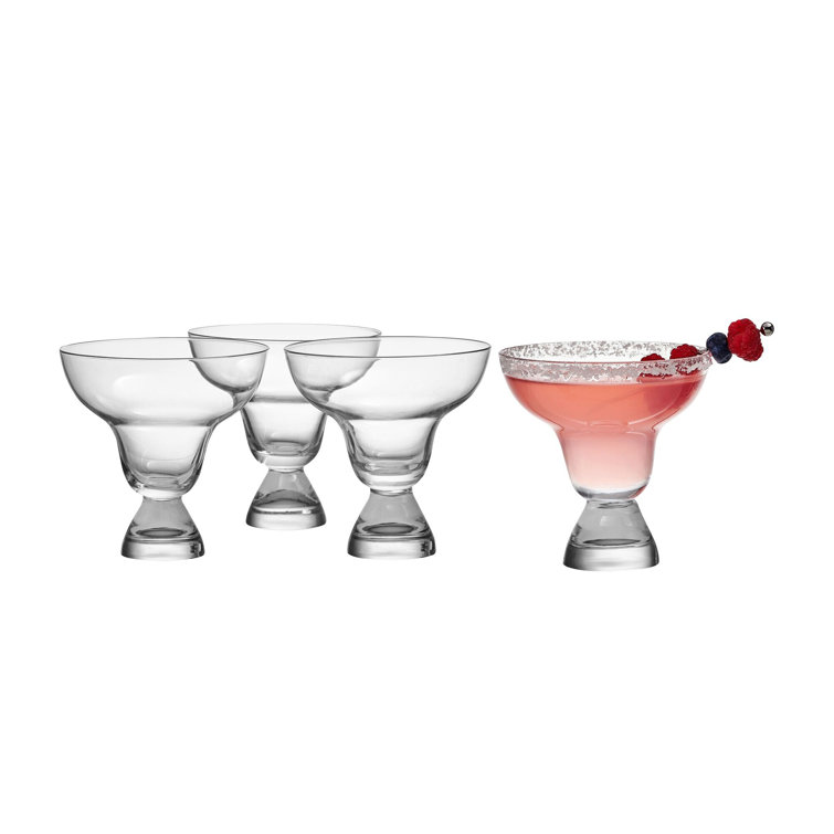 Mikasa Party 10 oz. Stemless Martini Glasses, Set of 4