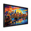 «Colorful City Minneapolis Popart II», reproduction sur toile-2032741434-2032741435