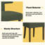 Ensemble de chaises de salle à manger rembourrées Modern-802853104