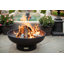48” Harrogate Steel Wood Burning Fire Pit with Lid