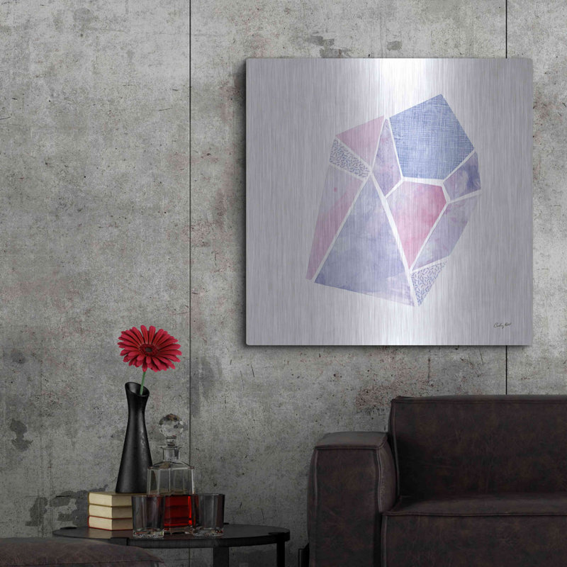 Art mural en métal Orren Ellis «Shine IV» par Courtney Prahl