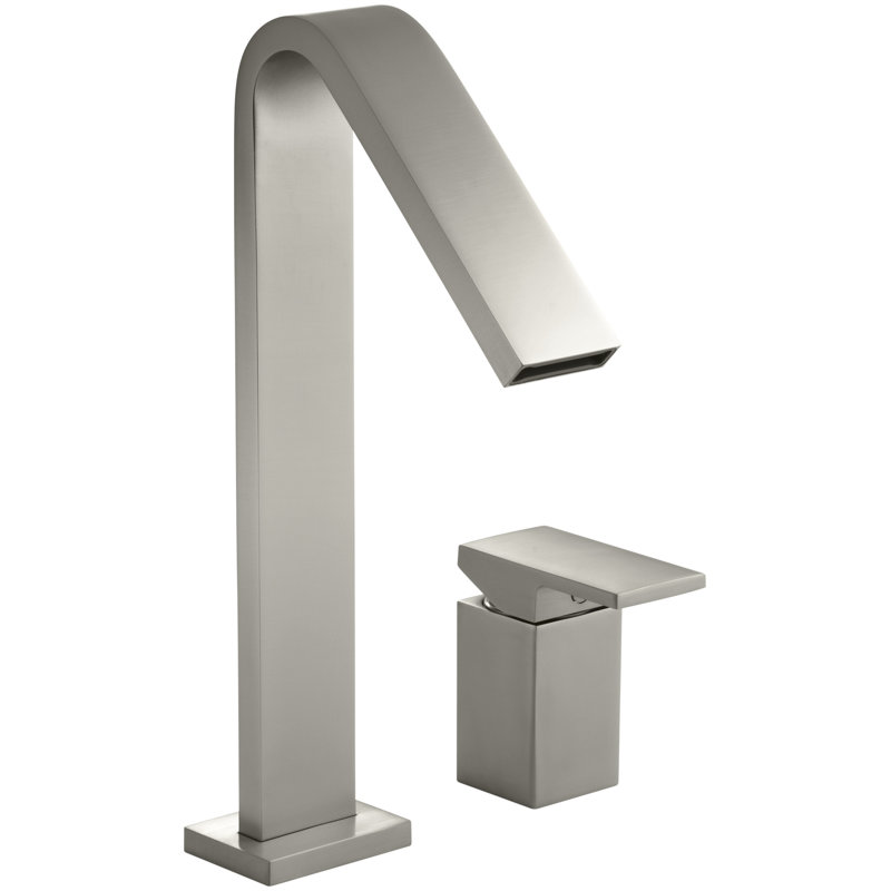 Loure Deck-Mount High-Flow Bath Faucet, Vibrant Brushed Nickel