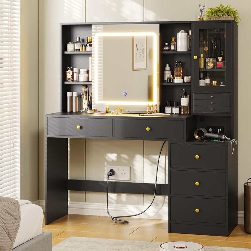 Carrelli Vanity, Black