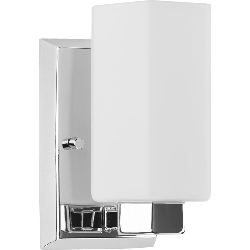 Estrada Dimmable Vanity Light, 1, Polished Chrome
