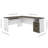 Ocke L-Shaped Executive Desk with Power Outlet-934824987
