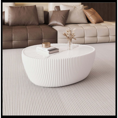 Table basse moderne en polyuréthane fritté léger