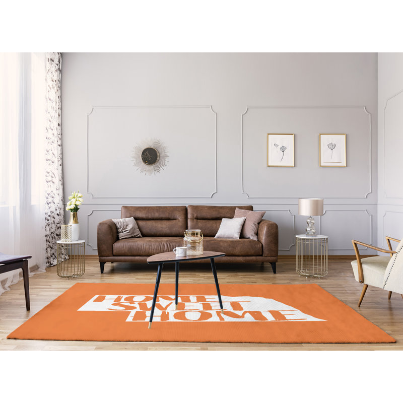 Tapis en poly-chenille nebraska à la maison, Rectangle 9 pi x 12 pi