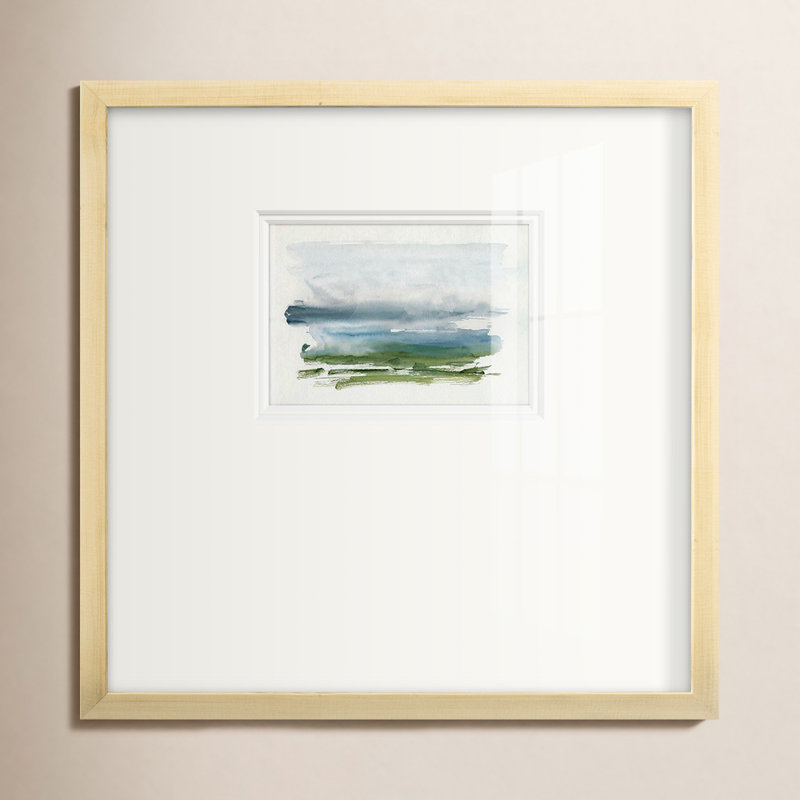 Elowen Coastline Splash III, reproduction d'art encadrée, Naturel, H 17 po x l 17 po x P 1,25 po