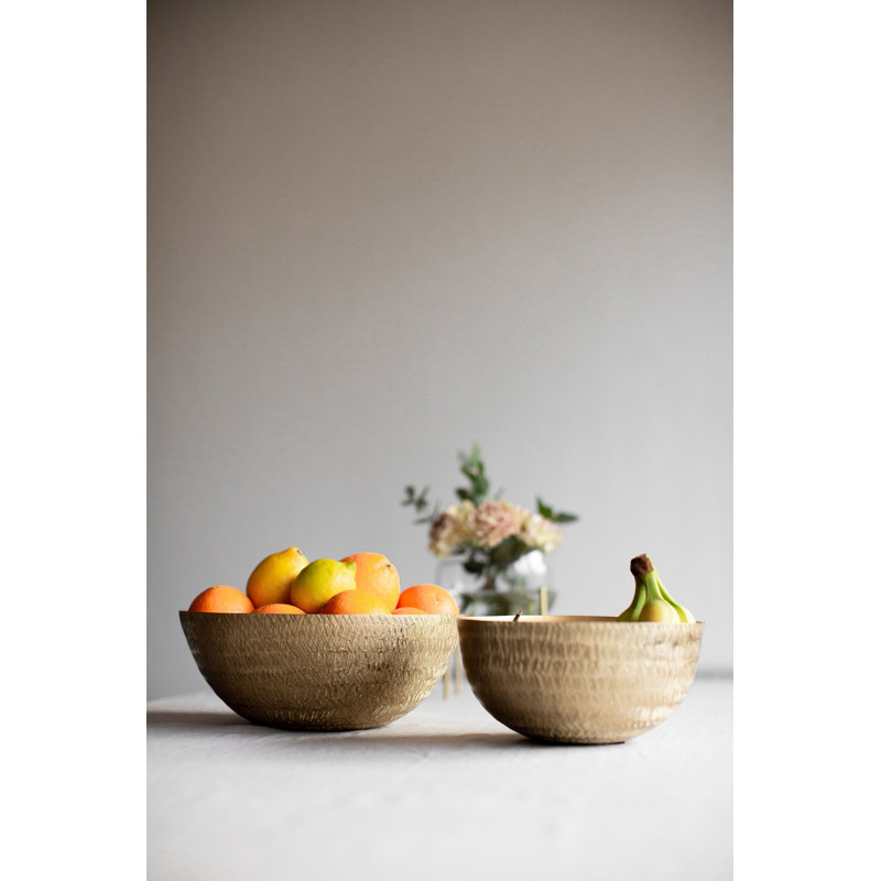 Ziya Handmade Aluminum Decorative Bowl 2