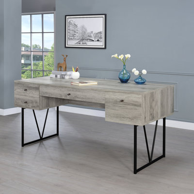 Bureau d'écriture à 4 tiroirs Sonoma Driftwood