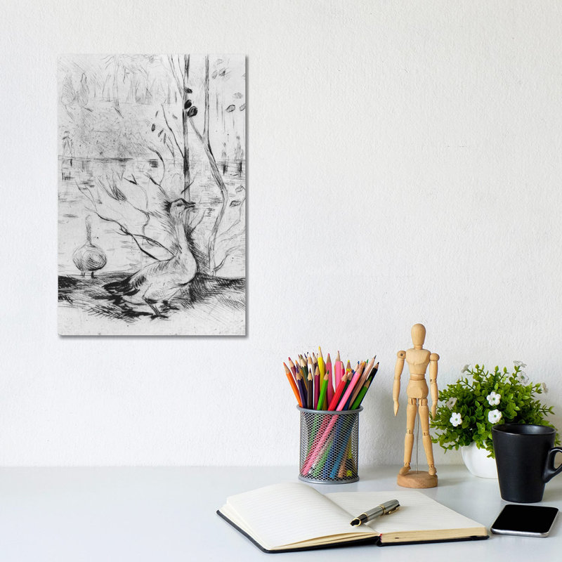 Goose, 1889 1 Piece Wrapped Canvas Wall Art, 30.48cm H x 20.32cm W x 2cm D