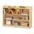 Jonti-Craft Adjustable Mobile Straight-Shelf with Lip-49715146