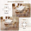 Dining Table Extendable Metal Base Dining Table