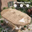 Parasol de patio à double face de 15 pi avec lumières DEL solaires, base robuste et sacs de sable inclus-1258735735