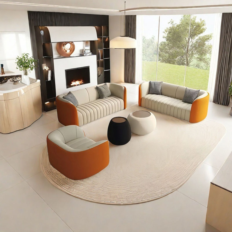Business light  luxury negotiation sofa