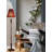 European-style retro resin fabric floor lamp