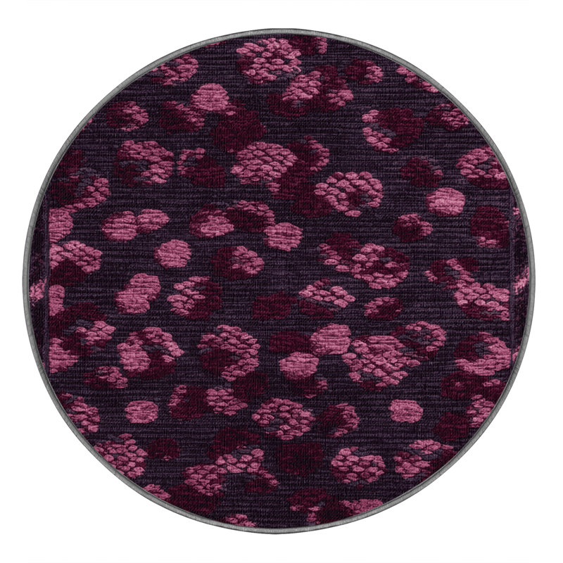  Tapis lavable Boysenberry, Rond 5 pi