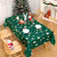 Waterproof Washable Christmas Tablecloth with Deer Pattern | Festive Polyester Cover for Dining Room, Kitchen & Holiday Parties-368277217-368277218