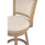  Tabouret de bar contemporain pivotant en bois de grève brossé-130180092-130180088