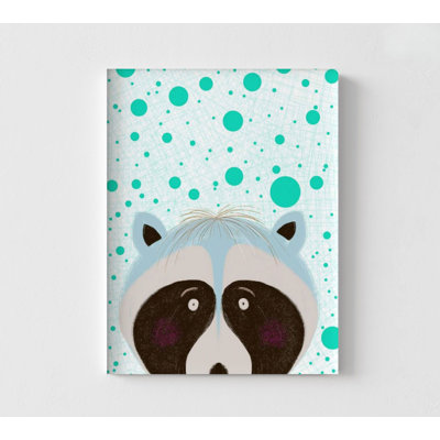 Arit Baby Raccoon Poster Print, Framed Baby Animal Poster, Raccoon Art Print, Pastel Tone Baby Art,Toddler Room Art,Baby Wall Art,Framed Wall Art