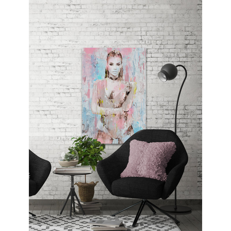 Ready For The Beach II by Parvez Taj - Wrapped Canvas Painting, 38cm H x 25cm W